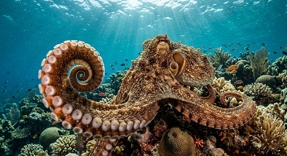 Illustration — Le tentacule de la pieuvre